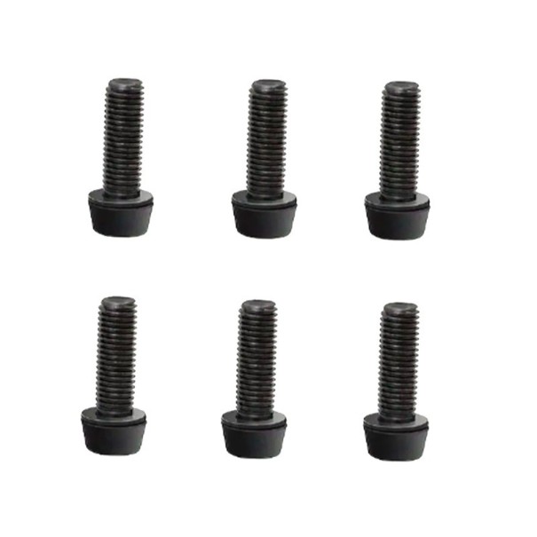 Satz mit 6 Stück M5x18 mm Schrauben aus legiertem Stahl, Festigkeitsschrauben zur Modernisierung von Fahrrädern und zur Befestigung schwarz
