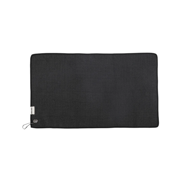 Savó tisztító törölköző baristák számára 50 x 30 cm Professzionális törölköző poliészter és nylon anyagból, espresso felszereléshez akasztógyűrűvel 1