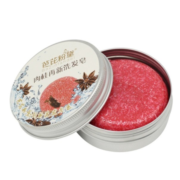 Savon hydratant pour cheveux contre les pellicules rouge