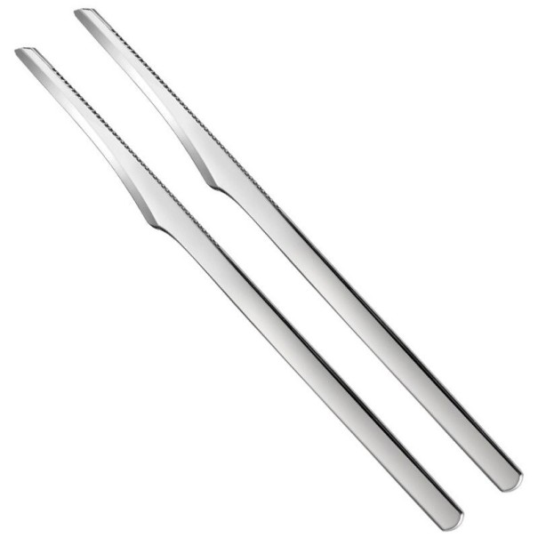 Scalpel de pédicure 2 pcs argenté