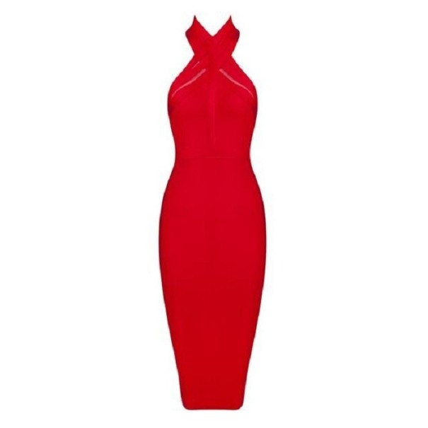 Scarlett avondjurk rood L