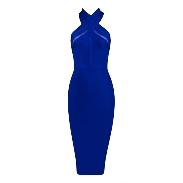 Scarlett-Partykleid blau S