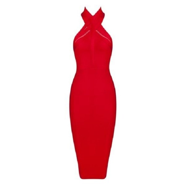 Scarlett-Partykleid rot L