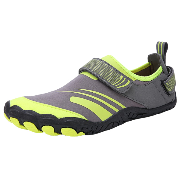 Scarpe Barefoot con Velcro grigio 35