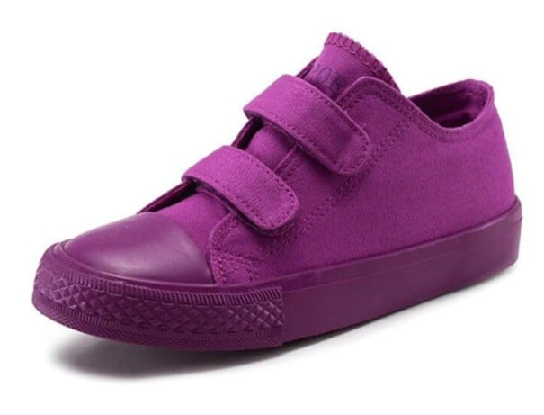 Scarpe da ginnastica in tela per bambini A764 viola 34