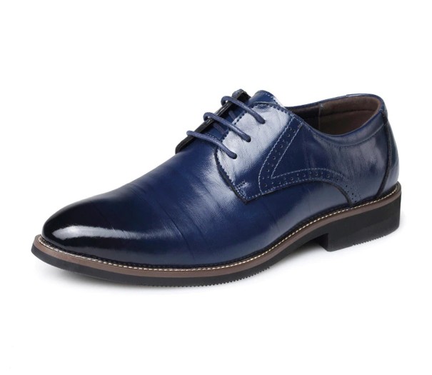 Scarpe eleganti da uomo J26741 blu 44
