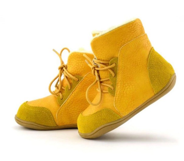 Scarpe invernali per bambini A2 giallo 26