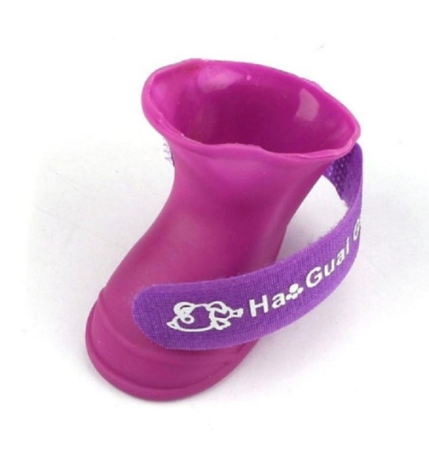 Scarpe per piccoli cani - 4 pezzi viola M