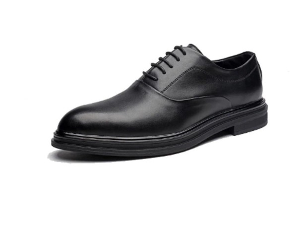 Scarpe stringate da uomo moderne J1391 nero 43