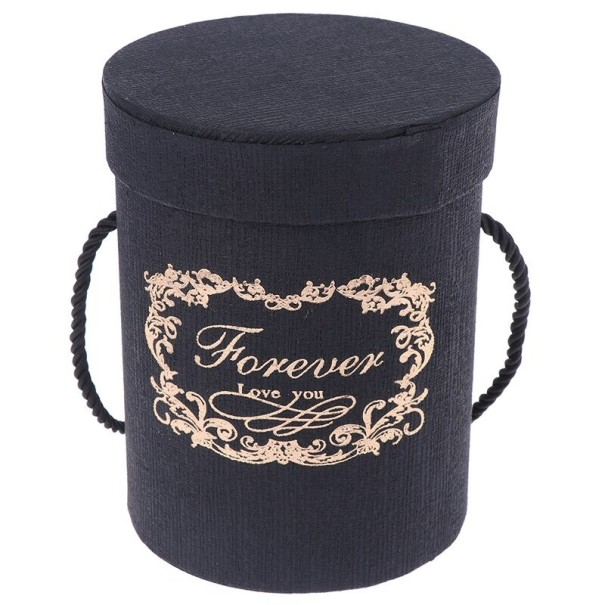 Scatola regalo per bouquet C633 nero