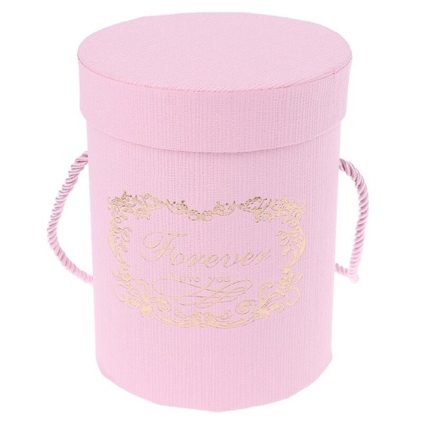 Scatola regalo per bouquet C633 rosa