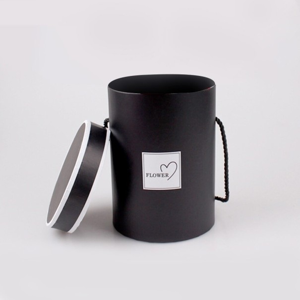 Scatola regalo per bouquet nero