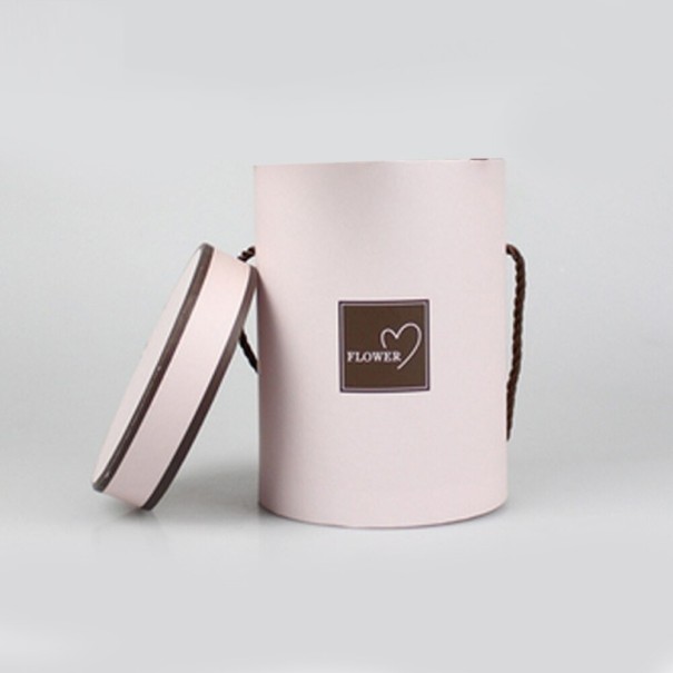 Scatola regalo per bouquet rosa