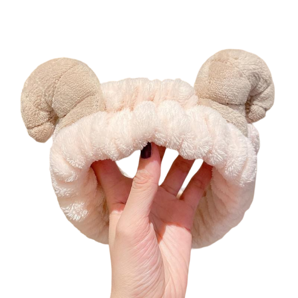 Schapen cosmetische hoofdband crème