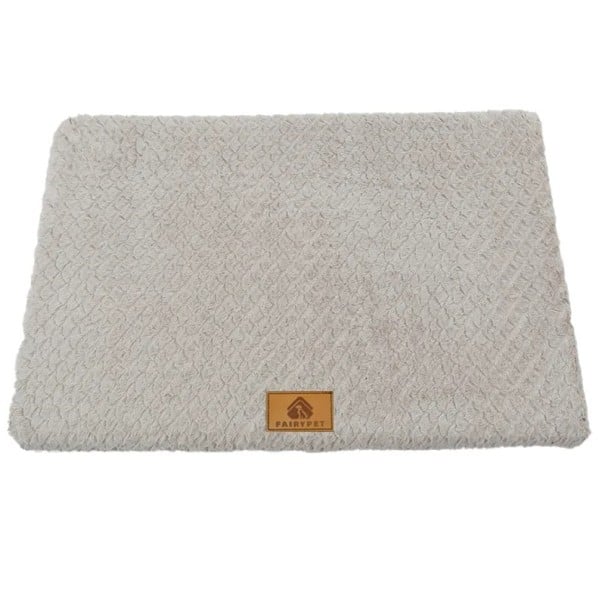 Schaumstoff-Orthopädisches Bett für Hunde bis 7 kg 58 x 40 cm Wasserdichtes Bett mit abnehmbarem Bezug aus Kunstfell und rutschfester Unterseite