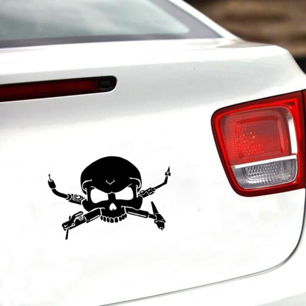 Schedel auto sticker B499