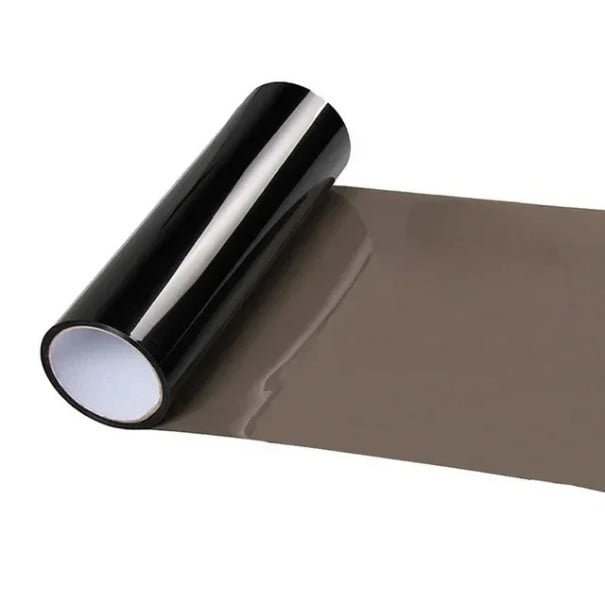 Scheinwerfer-Tönungsfolie 30x120cm Selbstklebendes PVC-Tönungsvinyl für Autolichter und Lampen hellschwarz