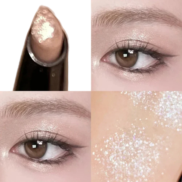 Schimmernder Creme-Lidschatten in einem Bleistift. Creme-Lidschatten