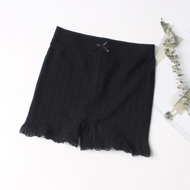 Schlafshorts für Damen schwarz