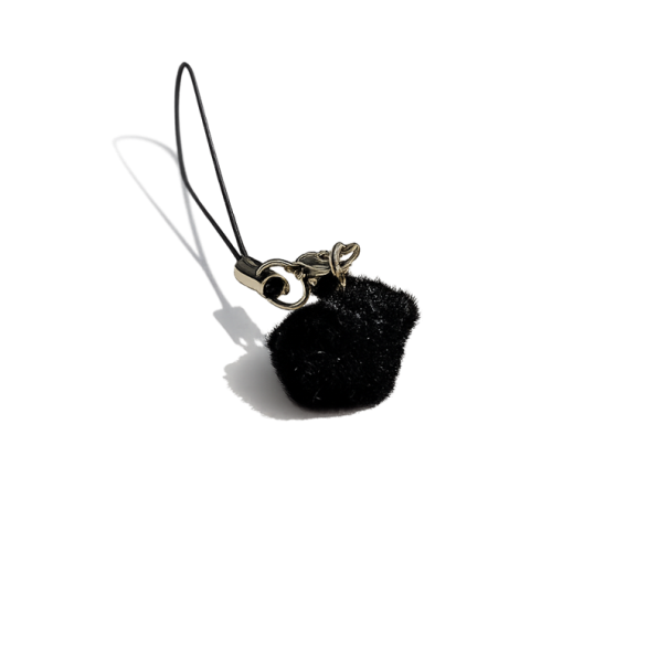 Schlüsselanhänger Universelle Größe Flauschiges Schweinchen Schlüsselanhänger für Schlüssel Rucksack Handtasche Plüsch Dekoration schwarz