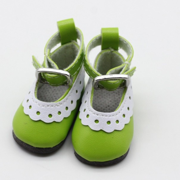 Schoenen voor pop A27 groen
