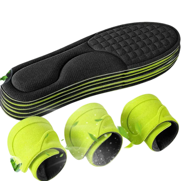 Schoeninlegzolen 3 paar Neutrale kleur Schuiminlegzolen voor comfort en schokabsorptie Voor mannen en vrouwen Universele maat Dagelijks te dragen zwart 41-42