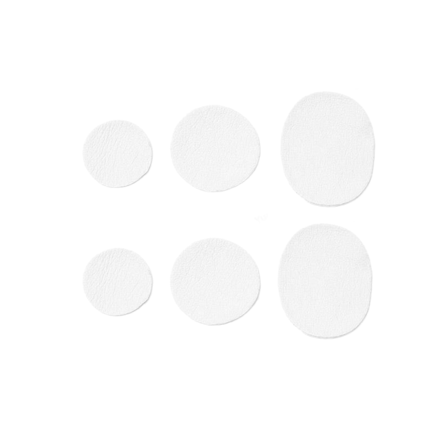 Schoenreparatiepleisters 6 stuks wit