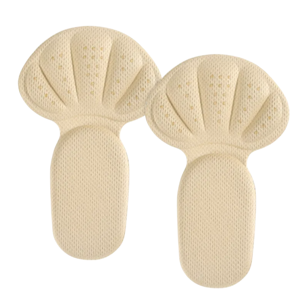 Schoenstickers voor hielbescherming Maatverkleining Zelfklevende inzetstukken tegen slijtage Antislip Comfortabele hakken Verlichting van schoenpijn beige