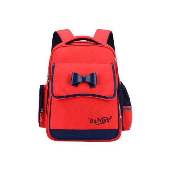 Schulrucksack für Mädchen rot S