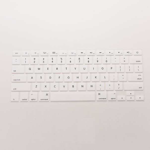 Schutzhülle für die MacBook Pro-Tastatur weiß
