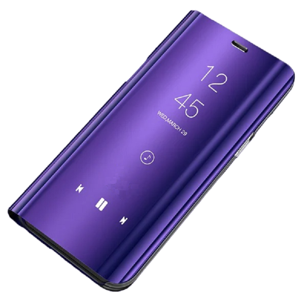 Schutzhülle mit Spiegeleffekt für das Samsung Galaxy S10e lila