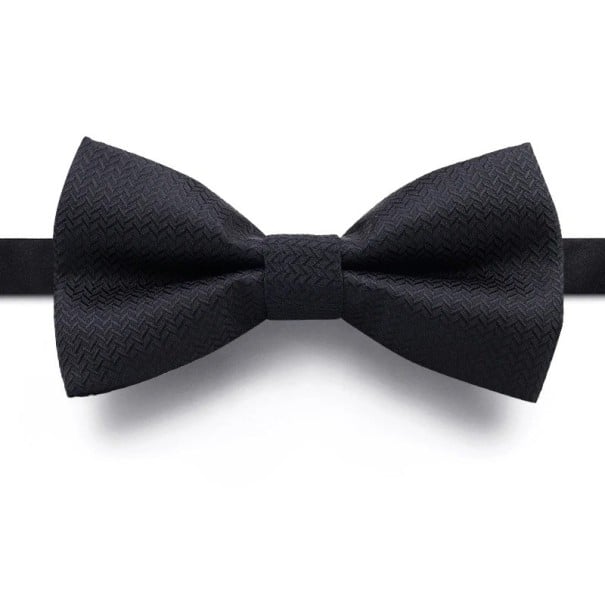 Schwarze Herrenfliege, formell, klassisch, elegantes Accessoire, verstellbare Größe, für Hochzeiten, Bälle, gesellschaftliche Veranstaltungen, ideal 1