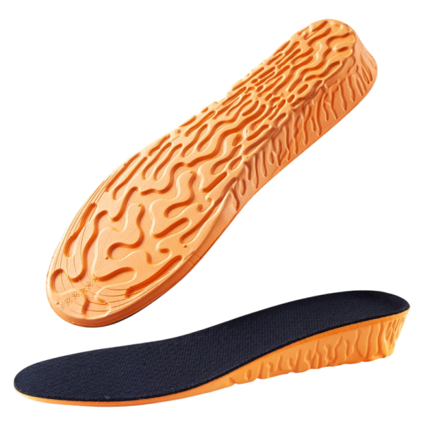 Schwarze Schuheinlagen Höhe 3,5 cm Schaumstoff-Fersenpolster zur Erhöhung der Körpergröße Stoßdämpfung Unsichtbare Fersenerhöhung Bequeme Unisex-Nutzung 43-44