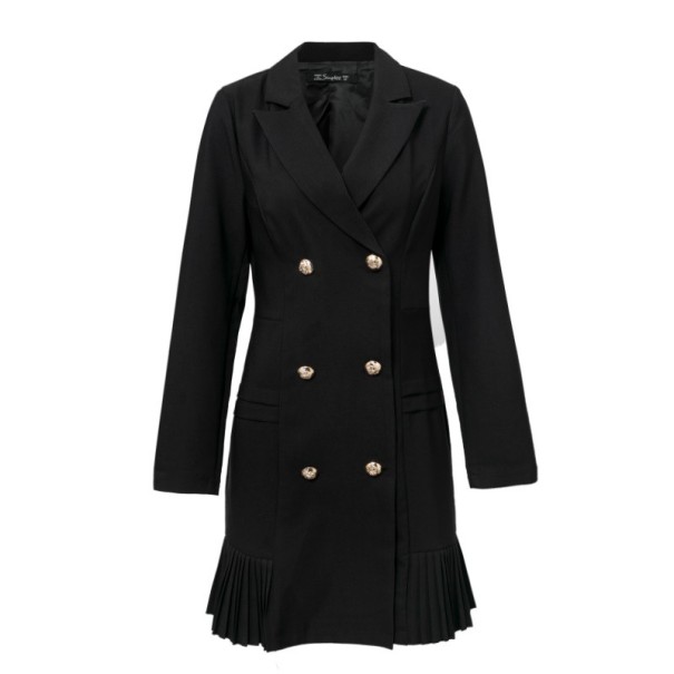 Schwarzes Robin-Kleid für Damen XS