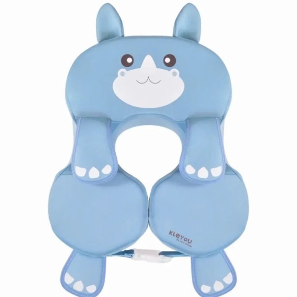 Schwimmweste für Babys, Schwimmhilfe für Kinder von 6 – 36 Monaten, Schwimmnashorn für Babys, 40 x 38 x 10 cm 1