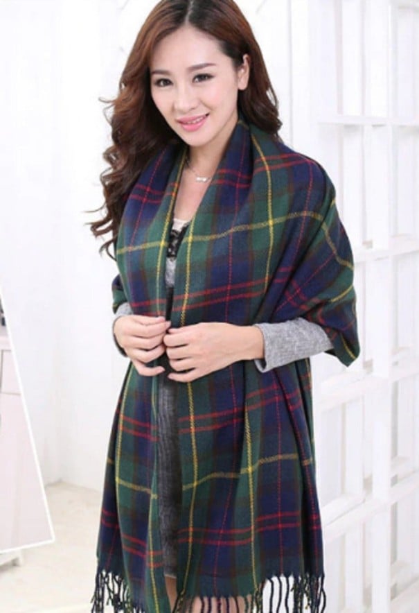 Scialle invernale elegante da donna J655 5