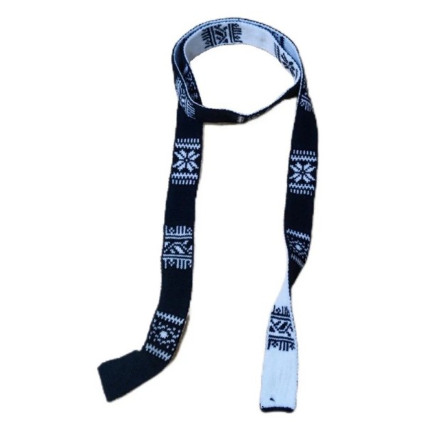 Sciarpa da donna 135–175 cm Sciarpa in acrilico monocolore con motivo semplice Accessorio elegante e caldo per l'autunno e l'inverno Sciarpa alla moda e comoda per ogni giorno nero