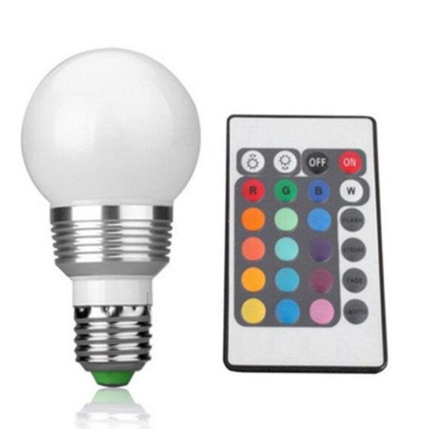 Ściemniana żarówka ledowa RGB E27 5W / 7W 265V 5W