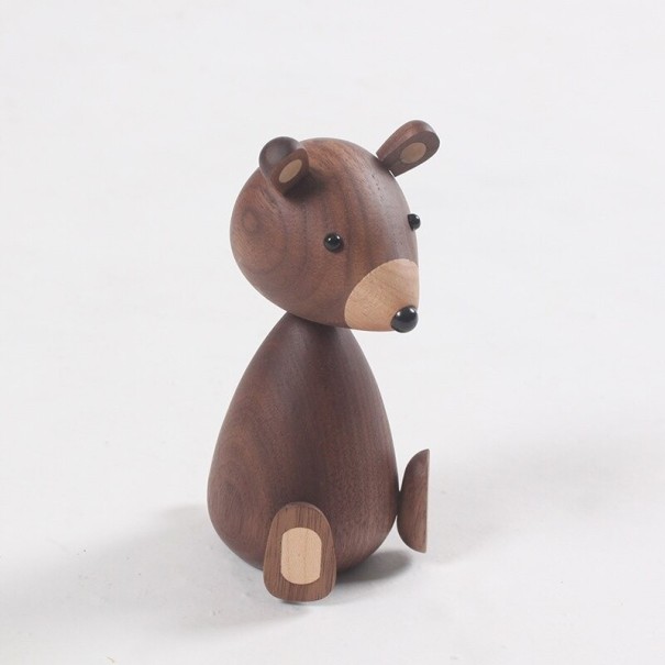 Sculpture en bois d'ours S
