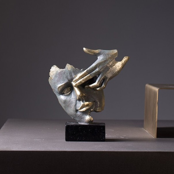 Scultura decorativa del volto 2