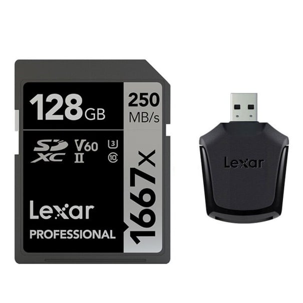 SDXC memóriakártya USB-kártyaolvasóval 3.0 128GB