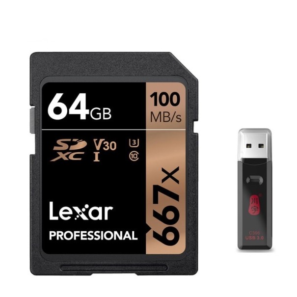 SDXC pamäťová karta s čítačkou K193 64GB
