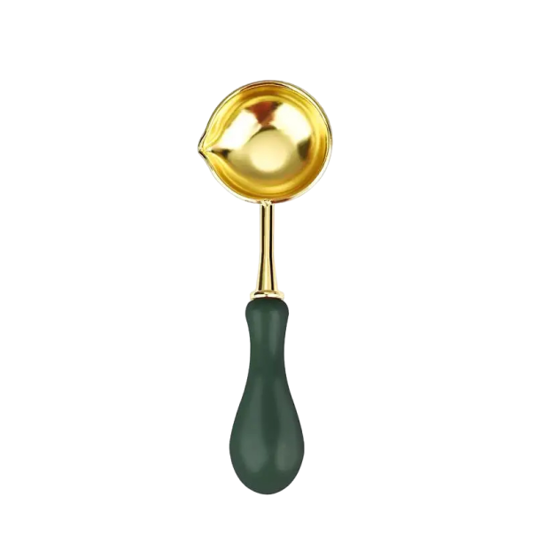 Seal Spoon Spoon for Sealing Wax Spoon for Sealing dark green