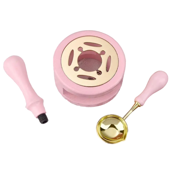 Sealset 3-delig Sealwasset Seallepel, sealwasverwarmer en sealhandvat roze
