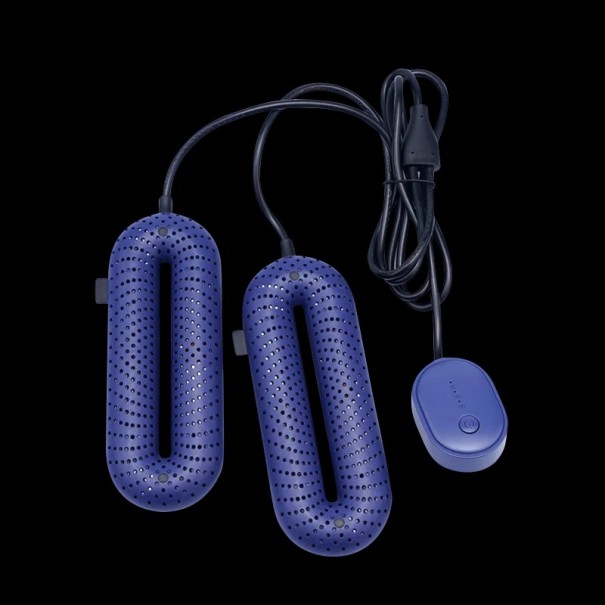 Secador de zapatos eléctrico antibacteriano con temporizador de tres niveles y estabilización de temperatura a 70 °C para un secado seguro de todo tipo de calzado. morado