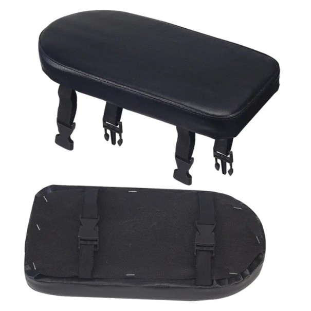 Sedia imbottita per portabici cuscino morbido 30 × 15 × 3 cm nera secondo sedile per passeggero sul portabici posteriore 1