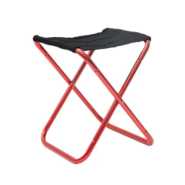 Sedia pieghevole da campeggio 25,4 x 22 x 27 cm Sedia leggera e portatile per campeggio Picnic Pesca Giardino Outdoor rosso