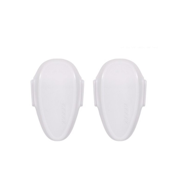 Seguridad infantil para botones de horno y cocina 2 unidades Cubierta de botón de plástico blanco 7,5 x 4,7 cm Protección contra giros no deseados 1