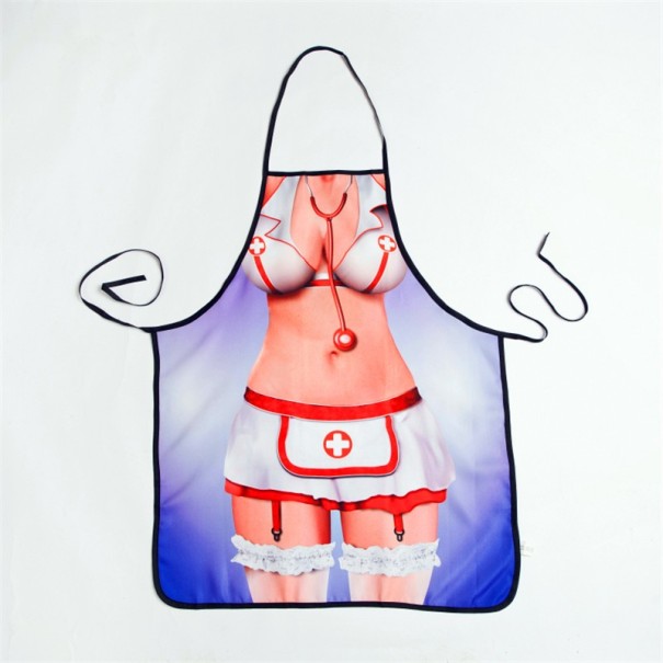 Seksikäs keittiöesiliina naisille J3423 2