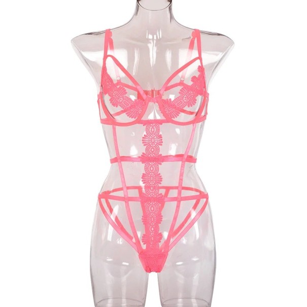 Seksowne body damskie B697 różowy S